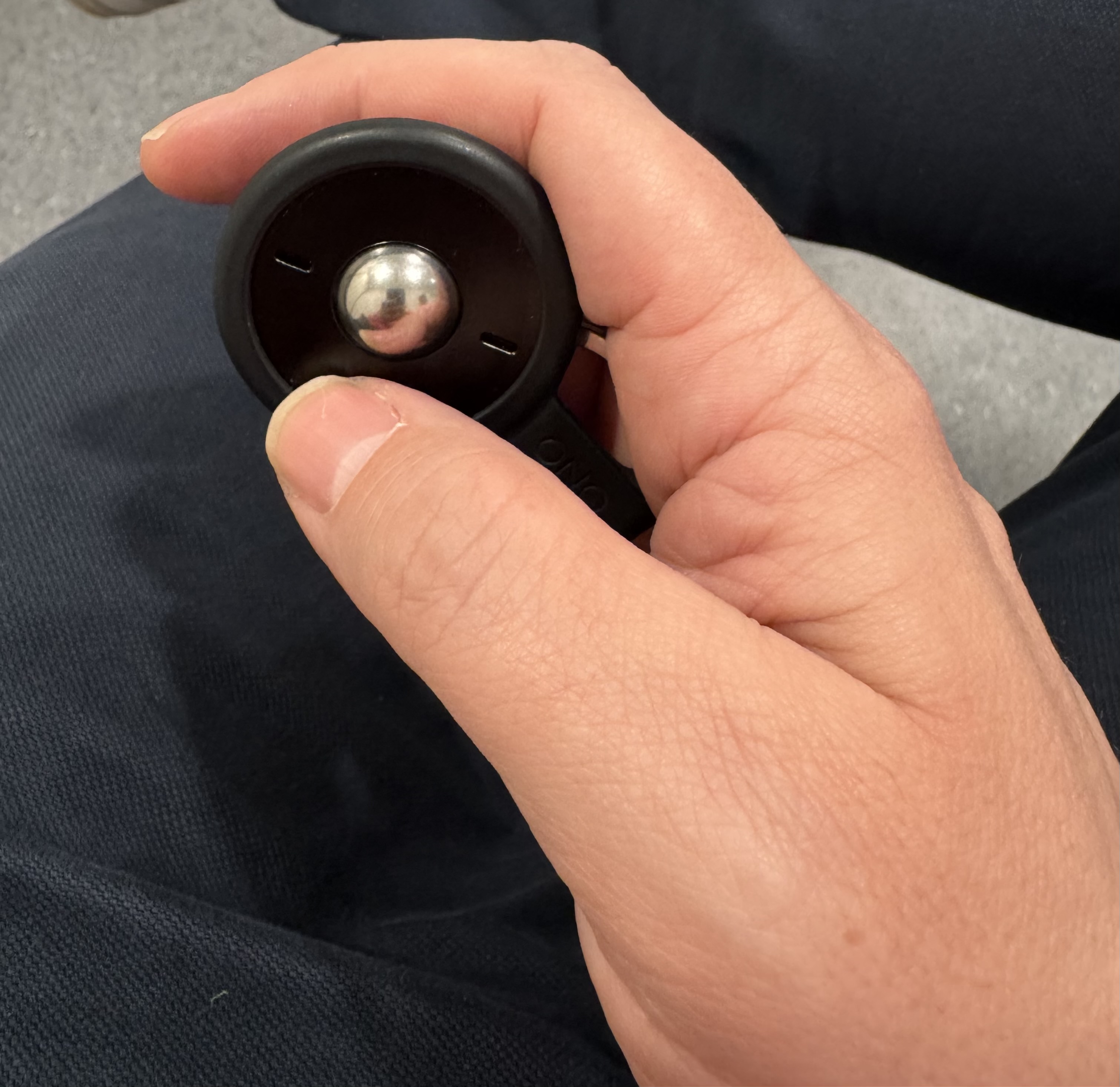 Ono scroller fidget in a waiting room. 